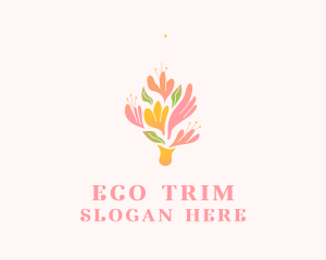 Spring Flower Bouquet  logo design