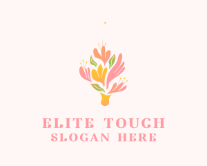 Spring Flower Bouquet  logo design