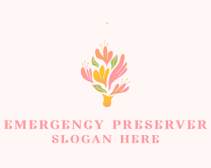 Spring Flower Bouquet  logo design