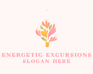 Spring Flower Bouquet  logo design