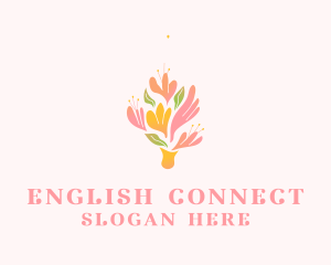 Spring Flower Bouquet  logo design