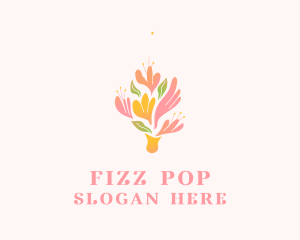 Spring Flower Bouquet  logo design