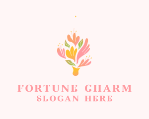 Spring Flower Bouquet  logo design