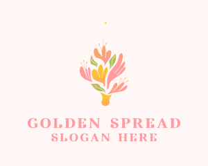 Spring Bloom Bouquet  logo design