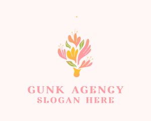 Spring Flower Bouquet  logo design