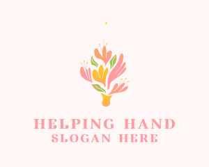 Spring Flower Bouquet  logo design