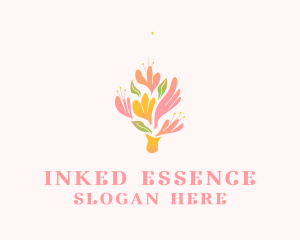 Spring Flower Bouquet  logo design