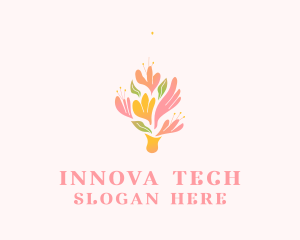 Spring Flower Bouquet  logo design