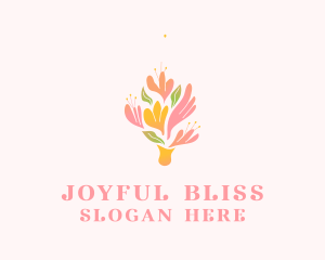 Spring Flower Bouquet  logo design