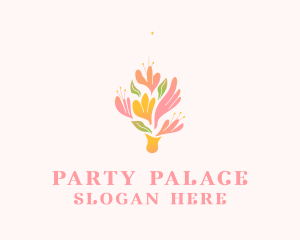 Spring Flower Bouquet  logo design