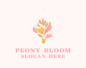 Spring Bloom Bouquet  logo design