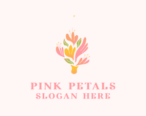 Spring Flower Bouquet  logo design