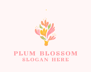 Spring Flower Bouquet  logo design