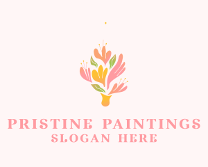 Spring Flower Bouquet  logo design