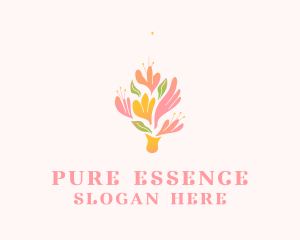 Spring Flower Bouquet  logo design