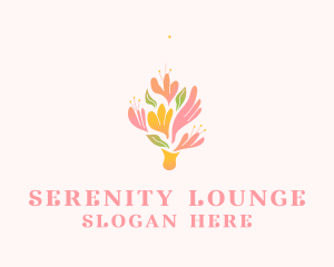 Spring Flower Bouquet  logo design