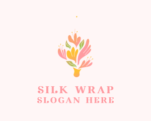 Spring Flower Bouquet  logo design