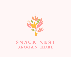 Spring Flower Bouquet  logo design