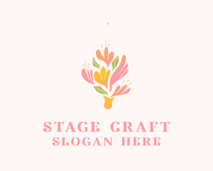 Spring Flower Bouquet  logo design