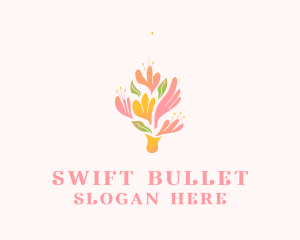 Spring Flower Bouquet  logo design