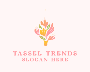 Spring Flower Bouquet  logo design