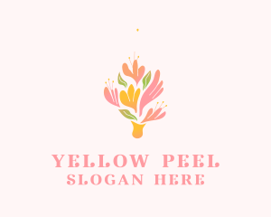 Spring Flower Bouquet  logo design