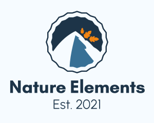 Nature Mountain Scenery logo design