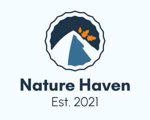 Nature Mountain Scenery logo design