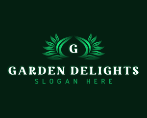 Landscaping Garden Leaves logo design