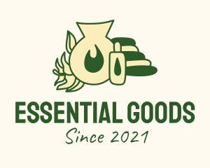 Essential Oil Spa logo design