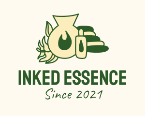 Essential Oil Spa logo design