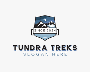 Mountain Hiking Adventure  logo design