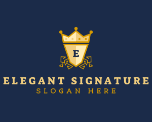 Royal Shield Boutique logo design