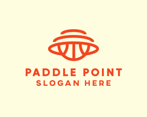 Orange Hoops Basketball logo design