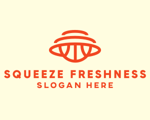 Orange Hoops Basketball logo design