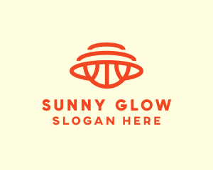 Orange Hoops Basketball logo design