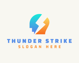 Power Thunder Mind logo design