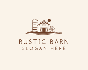 Field Barn Silo logo design