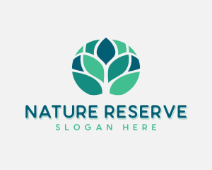 Nature Leaf Botany logo design