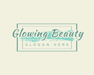 Stylish Skincare Wordmark logo design