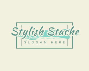 Stylish Skincare Wordmark logo design