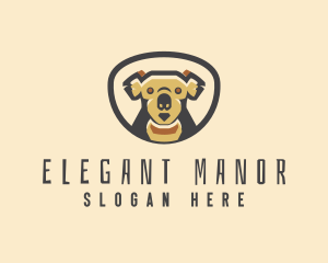 Koala Bear Animal logo design