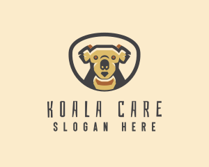 Koala Bear Wildlife logo design