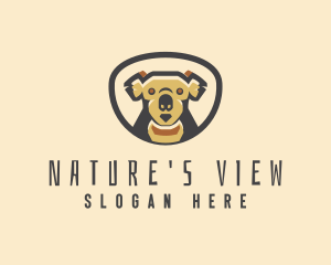 Koala Bear Wildlife logo design