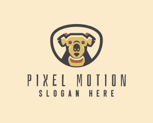 Koala Bear Animal logo design