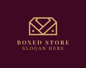 Diamond Jewelry Box logo design