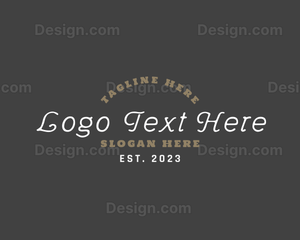 Luxury Cursive Brand Logo