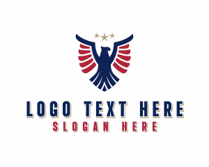 Patriotic Eagle Veteran logo