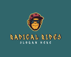 Sunglasses Monkey Skater logo