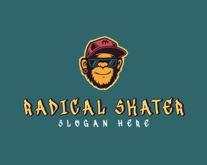 Sunglasses Monkey Skater logo